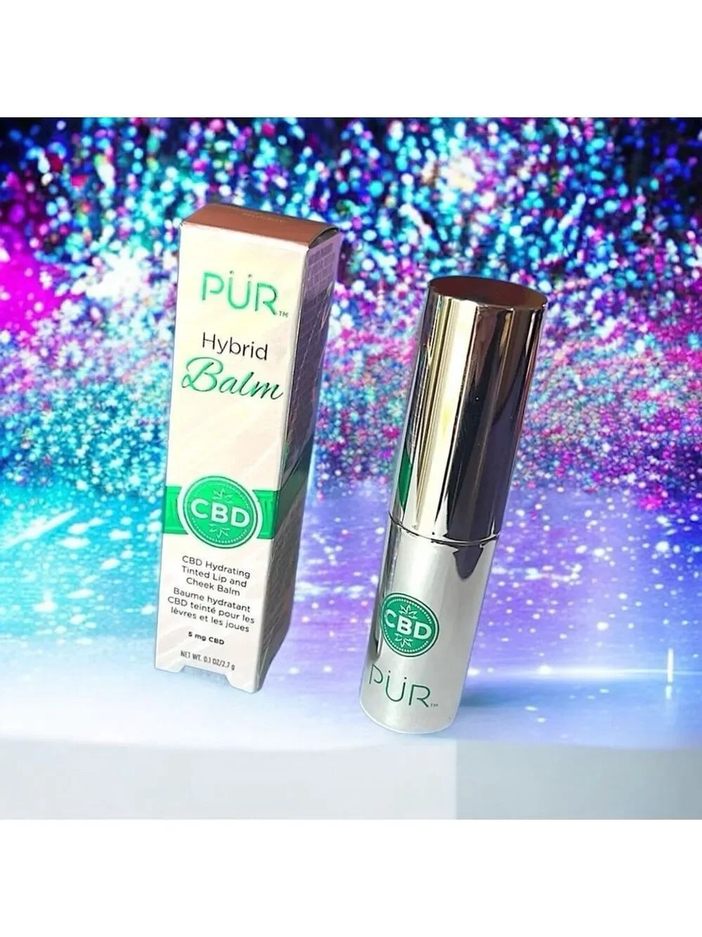 Pur Hydrating Tinted Lip Cheek Balm Bubbly